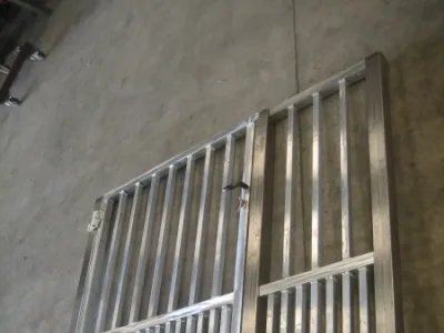 Fabrication d’un portillon alu pour un particulier de Biarritz (64).