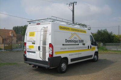 Fabrication d’une galerie pour véhicule utilitaire 3,5t avec échelle.
