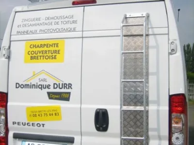 Fabrication d’une galerie pour véhicule utilitaire 3,5t avec échelle.