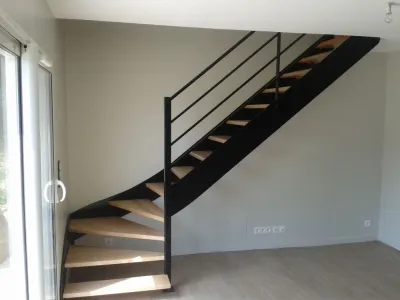 Escalier un quart tournant ( Briscous 64).