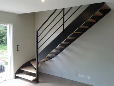 Escalier un quart tournant ( Briscous 64).