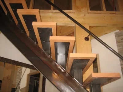 Réalisation d’un escalier chez un particulier à Labenne (40)