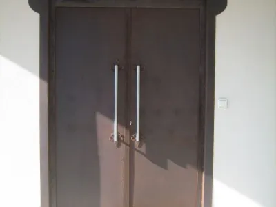 Réalisation d’une porte d’entrée en cortenn