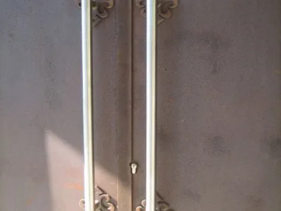 Réalisation d’une porte d’entrée en cortenn