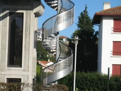 Restauration d’un escalier hélicoïdal - Bayonne (64).