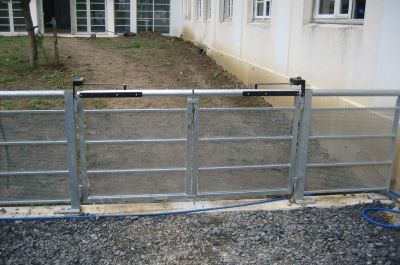Fabrication de garde corps galvanisés - Clinique à Cambo les Bains (64).
